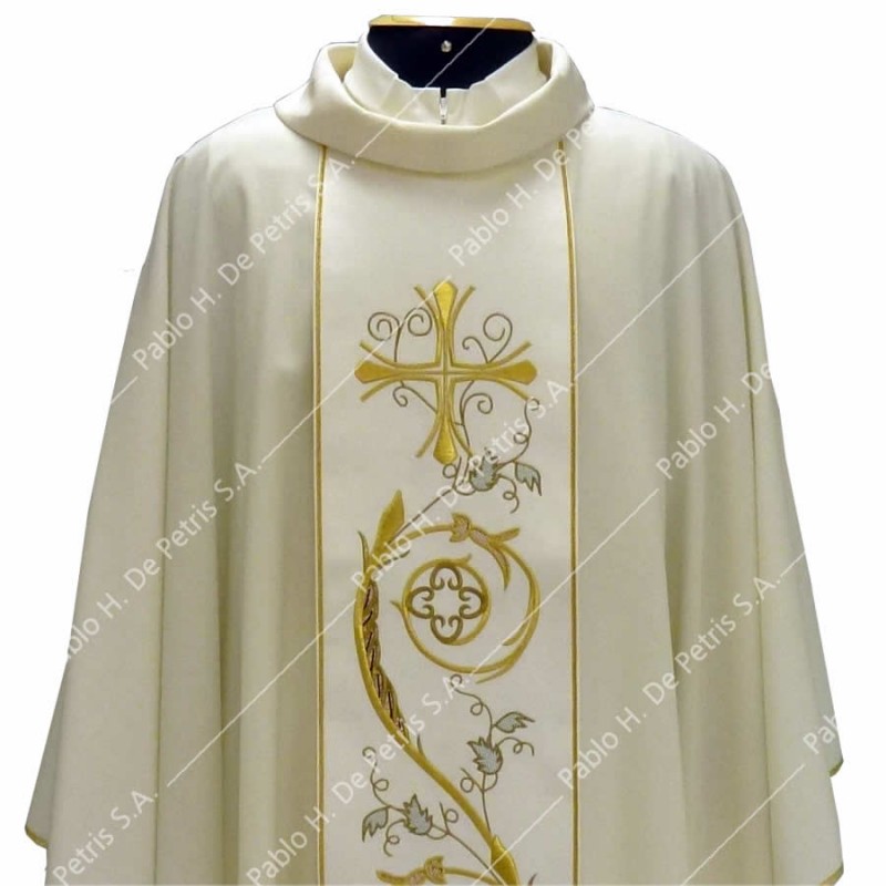 K 65-11648 ST - Blanco - Casulla italiana K 65-11648 ST - Blanco - Casulla italiana