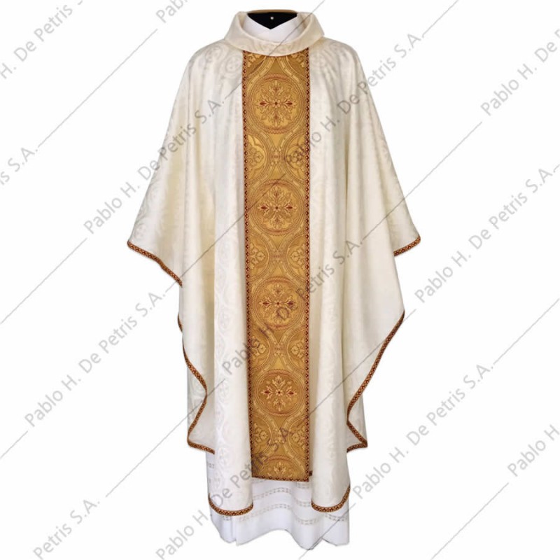 K 65-43010 - Blanco - Casulla italiana K 65-43010 - Blanco - Casulla italiana