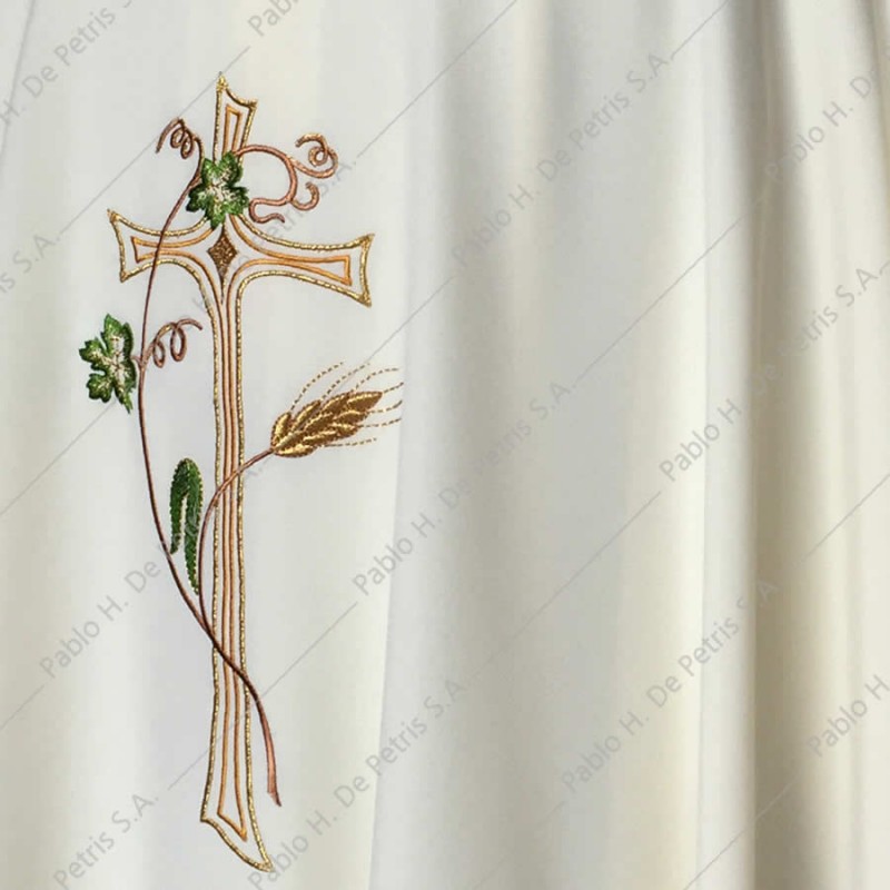 K 65-455 - Blanco - Casulla italiana K 65-455 - Blanco - Casulla italiana