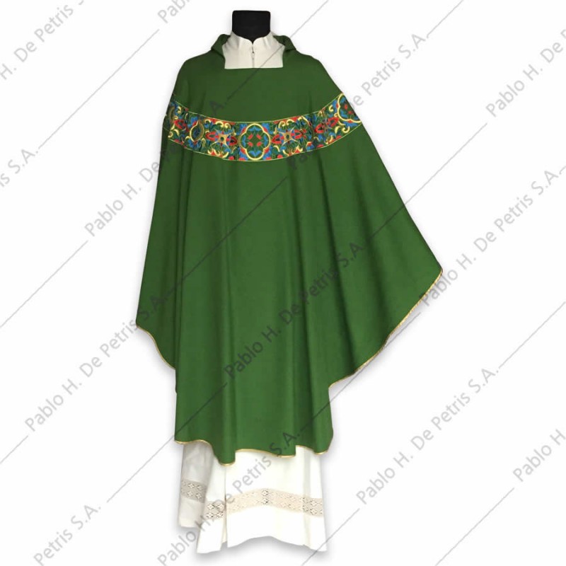 F 275 - Verde - Casulla italiana F 275 - Verde - Casulla italiana