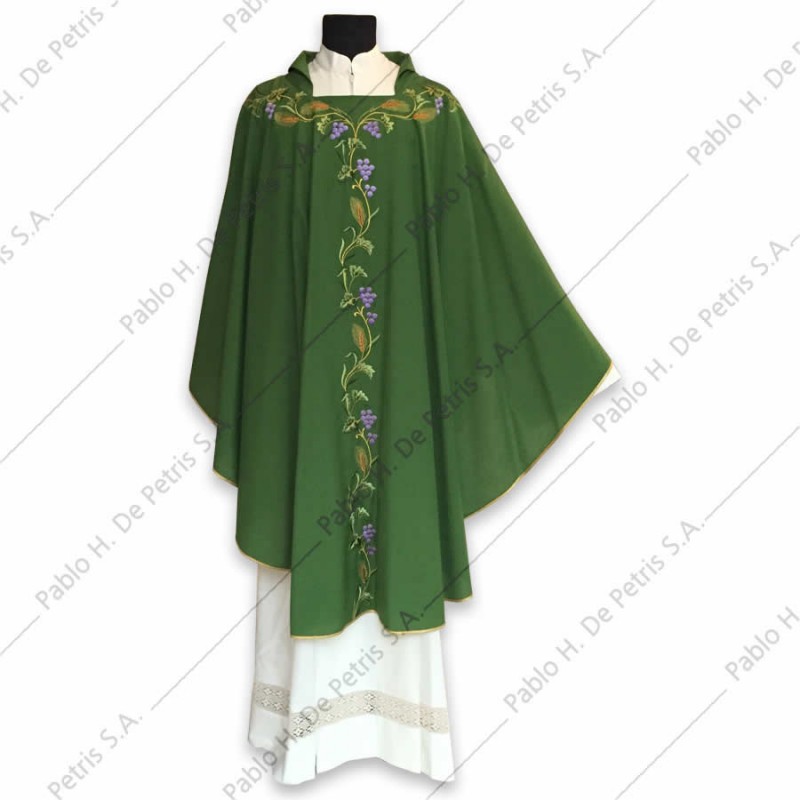 F 304 - Verde - Casulla italiana F 304 - Verde - Casulla italiana