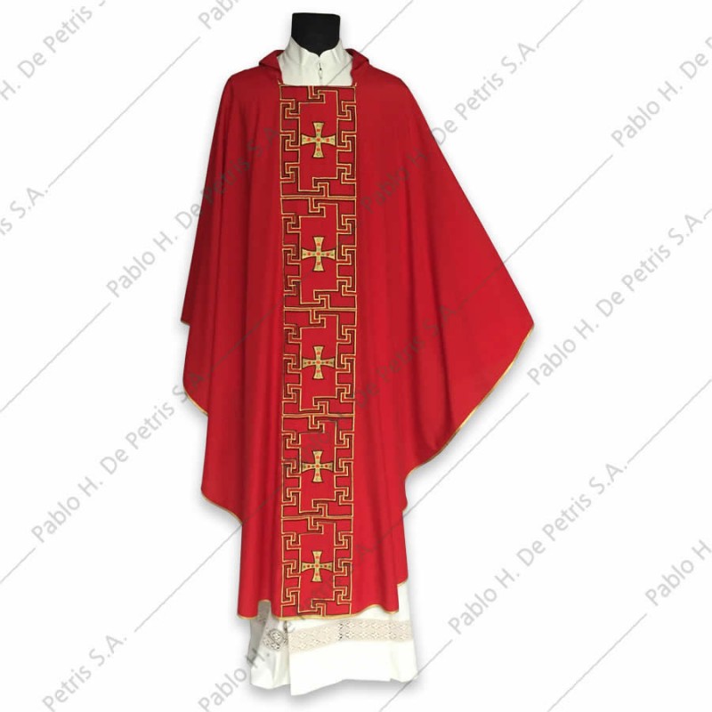 F 305 - Rojo - Casulla italiana F 305 - Rojo - Casulla italiana