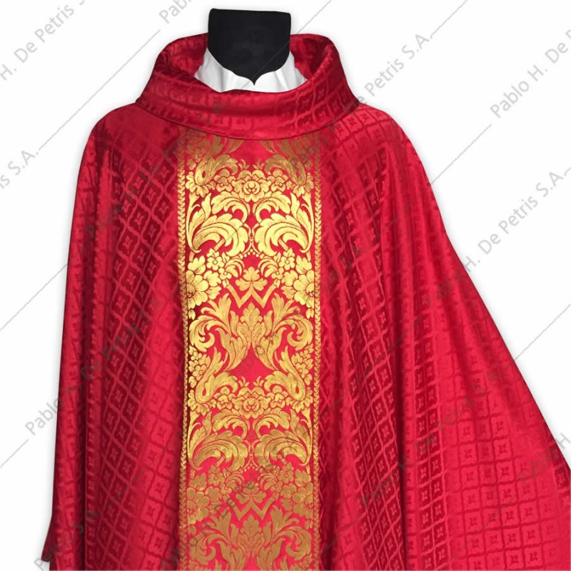 H 6592 - Rojo - Casulla italiana