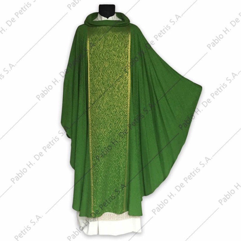 H 6896 - Verde - Casulla italiana H 6896 - Verde - Casulla italiana