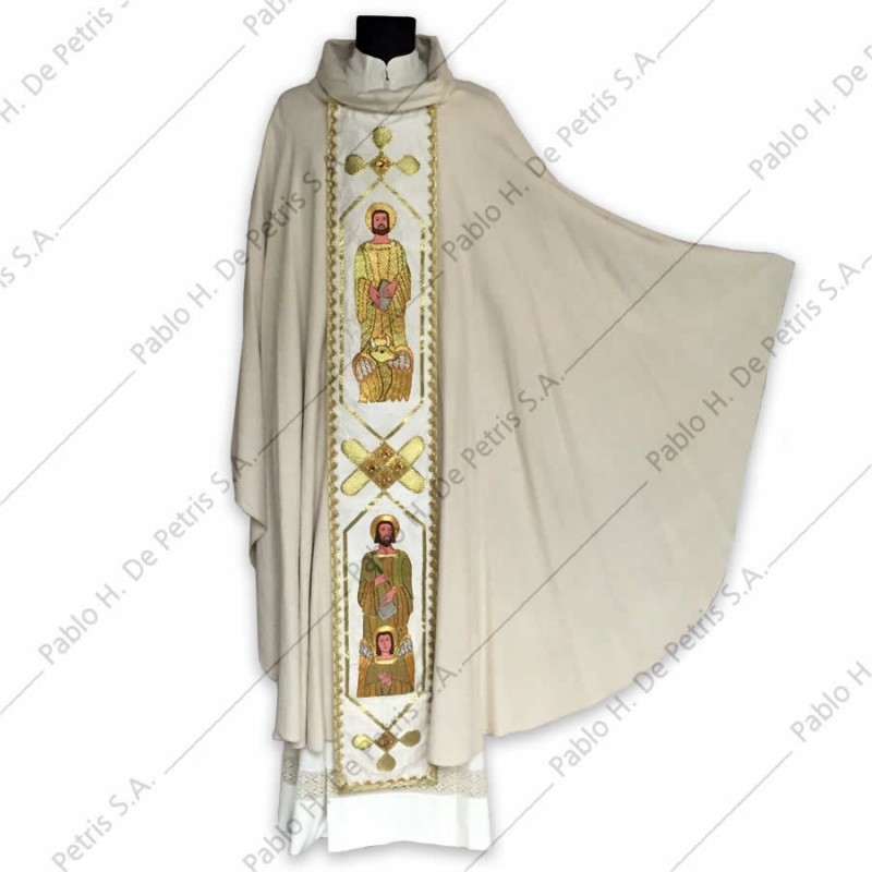 H 69004 - Blanco - Casulla italiana H 69004 - Blanco - Casulla italiana