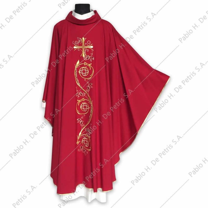 K 65-11648 - Rojo - Casulla italiana K 65-11648 - Rojo - Casulla italiana