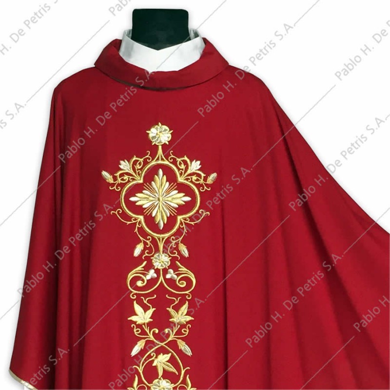 K 65-13056 - Rojo - Casulla italiana K 65-13056 - Rojo - Casulla italiana