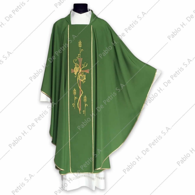 K 65-2802 - Verde - Casulla italiana K 65-2802 - Verde - Casulla italiana