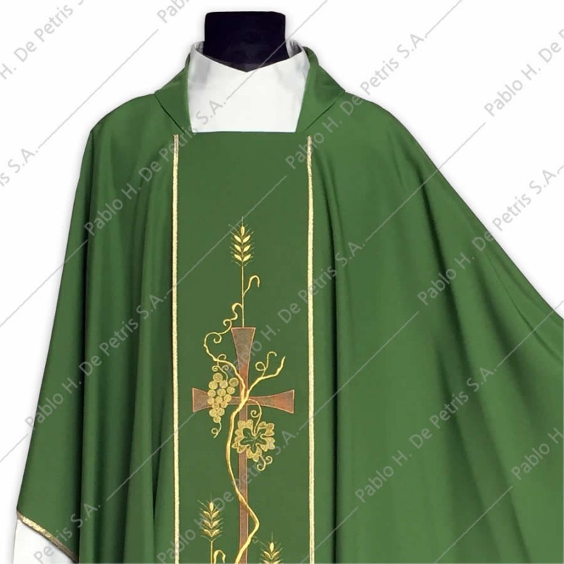K 65-2802 - Verde - Casulla italiana K 65-2802 - Verde - Casulla italiana