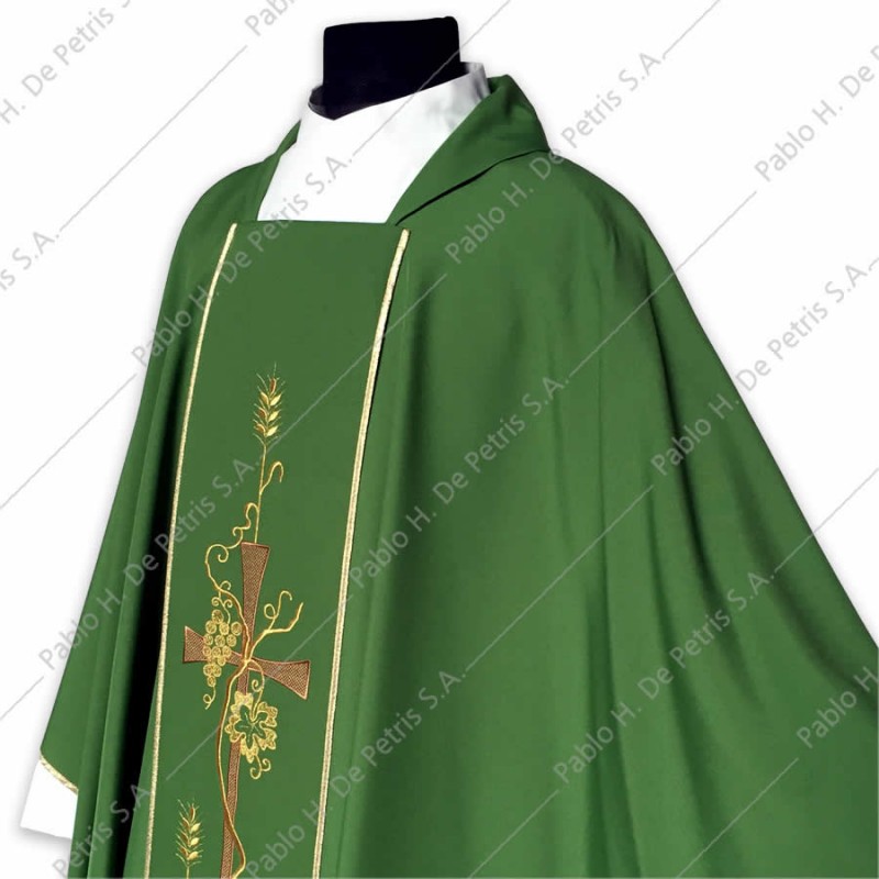 K 65-2802 - Verde - Casulla italiana K 65-2802 - Verde - Casulla italiana