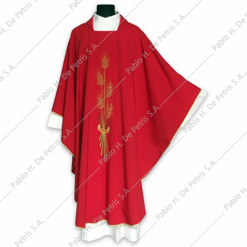 K 65-408 - Rojo - Casulla italiana K 65-408 - Rojo - Casulla italiana