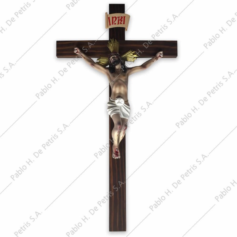 A279 Cristo en agonía con cruz-30 cm - Imagen Española A279 Cristo en agonía con cruz-30 cm - Imagen Española