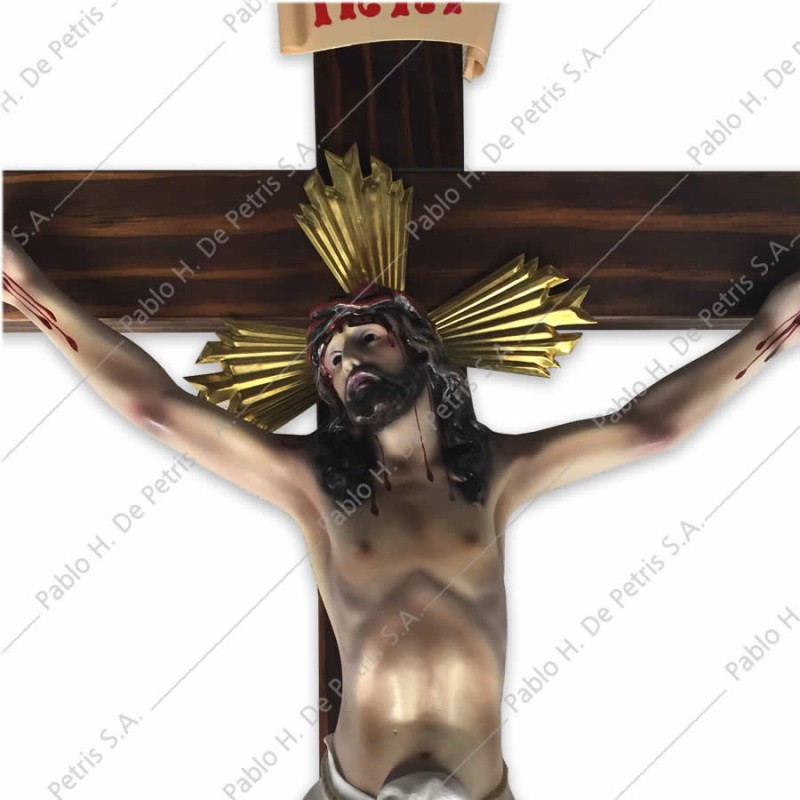 A279 Cristo en agonía con cruz-30 cm - Imagen Española A279 Cristo en agonía con cruz-30 cm - Imagen Española