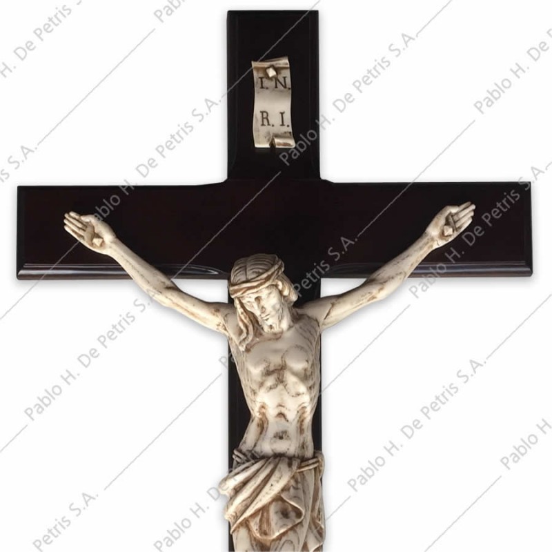 1093 Cristo muerto con cruz-40 cm - Imagen Italiana 1093 Cristo muerto con cruz-40 cm - Imagen Italiana