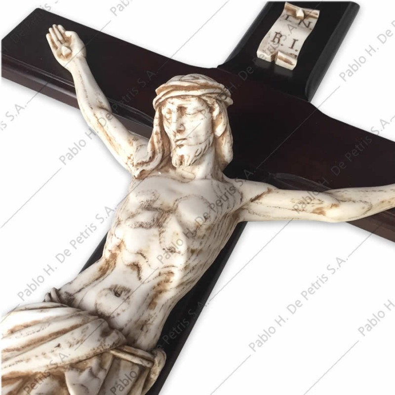 1093 Cristo muerto con cruz-40 cm - Imagen Italiana 1093 Cristo muerto con cruz-40 cm - Imagen Italiana
