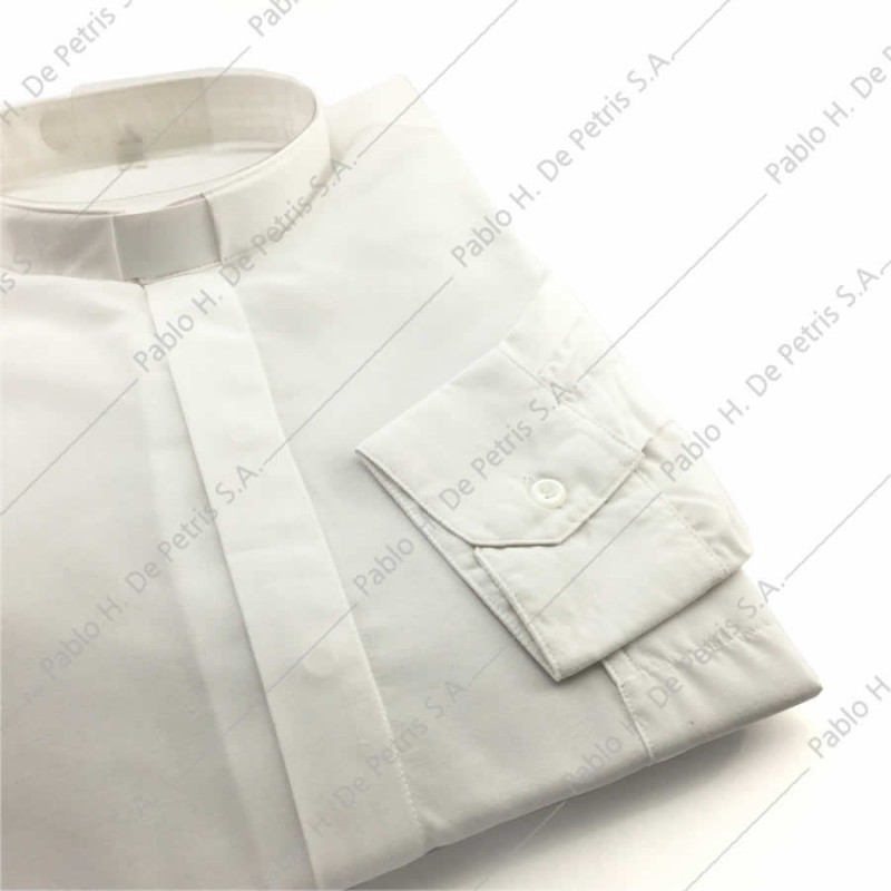 7757-Blanco - Camisa manga larga