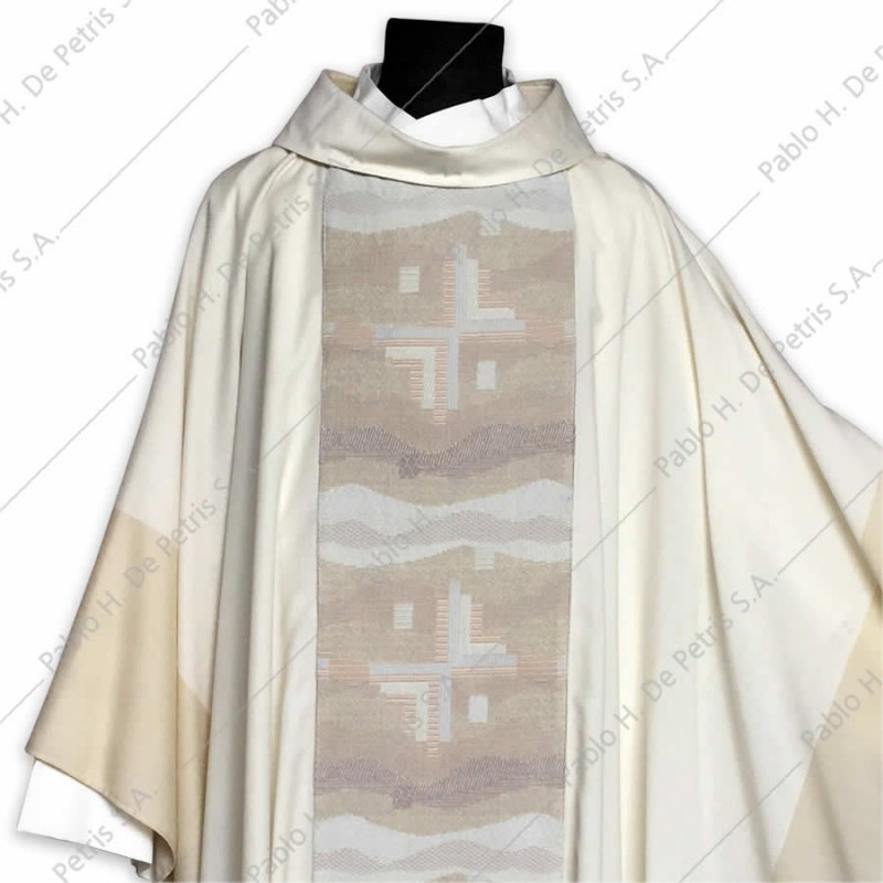 S 2706 - Blanco - Casulla Slabbinck - Bélgica S 2706 - Blanco - Casulla Slabbinck - Bélgica
