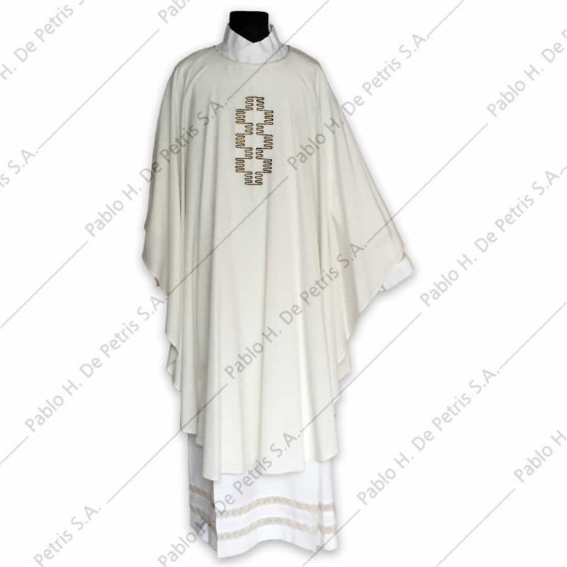 S 2811 - Blanco - Casulla Slabbinck - Bélgica S 2811 - Blanco - Casulla Slabbinck - Bélgica