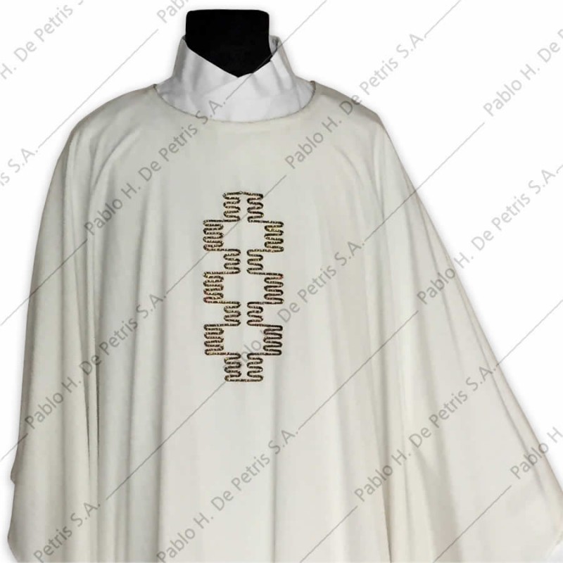 S 2811 - Blanco - Casulla Slabbinck - Bélgica S 2811 - Blanco - Casulla Slabbinck - Bélgica