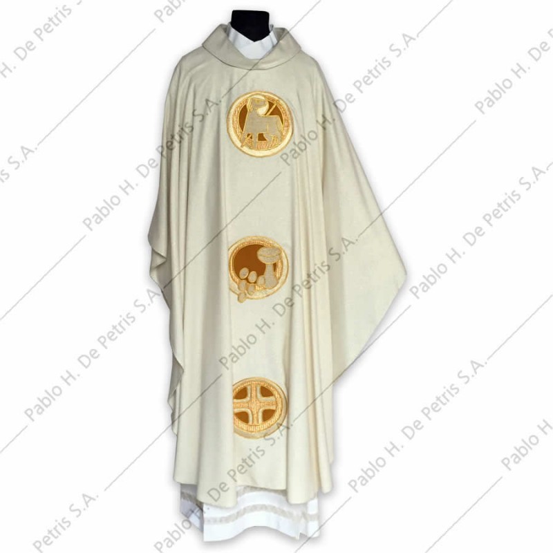 S 3001 - Blanco - Casulla Slabbinck - Bélgica S 3001 - Blanco - Casulla Slabbinck - Bélgica