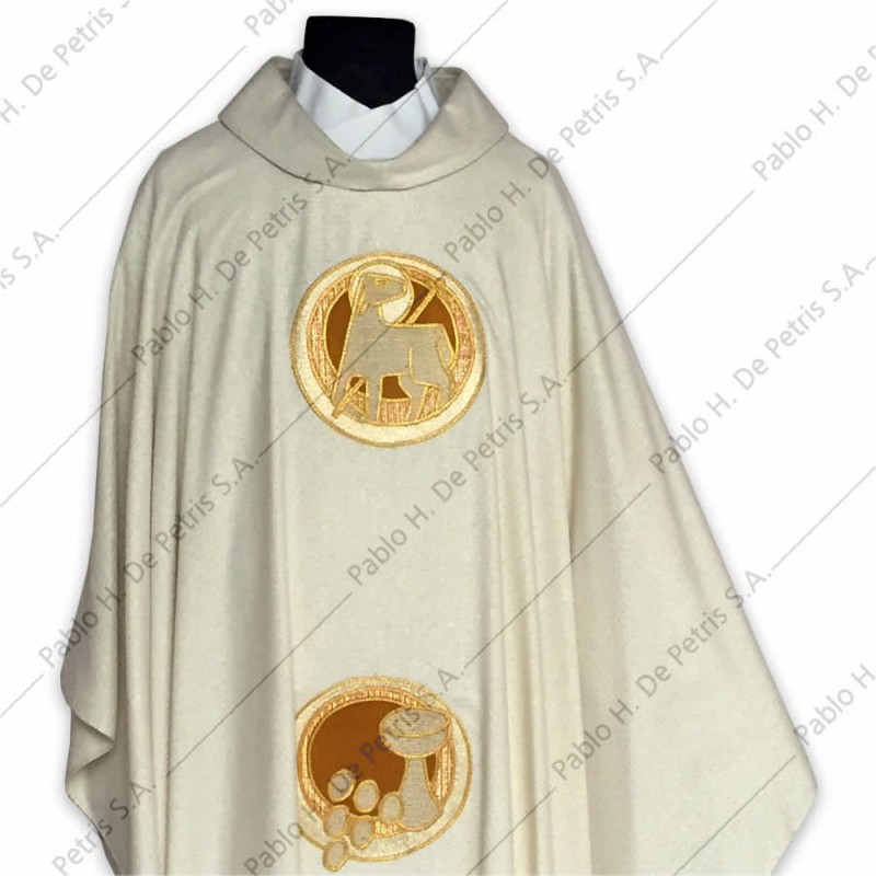 S 3001 - Blanco - Casulla Slabbinck - Bélgica S 3001 - Blanco - Casulla Slabbinck - Bélgica