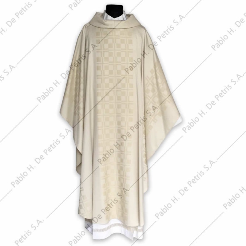 S 3446 - Blanco - Casulla Slabbinck - Bélgica S 3446 - Blanco - Casulla Slabbinck - Bélgica