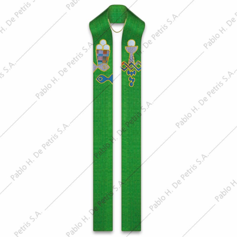 S 50-2511 - Verde - Estola Slabbinck - Bélgica S 50-2511 - Verde - Estola Slabbinck - Bélgica
