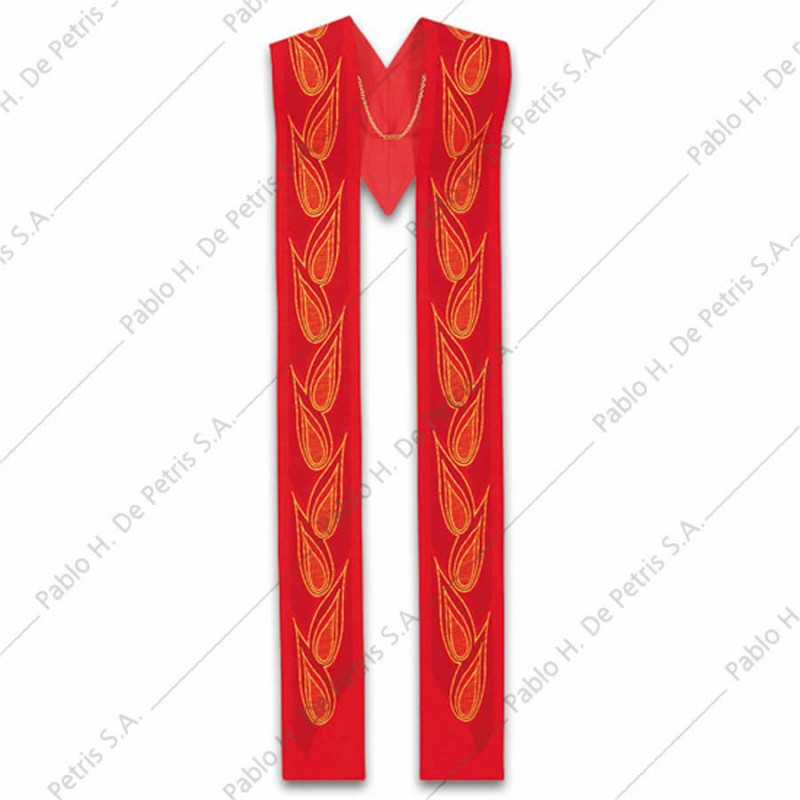 S 50-3216 - Rojo - Estola Slabbinck - Bélgica S 50-3216 - Rojo - Estola Slabbinck - Bélgica