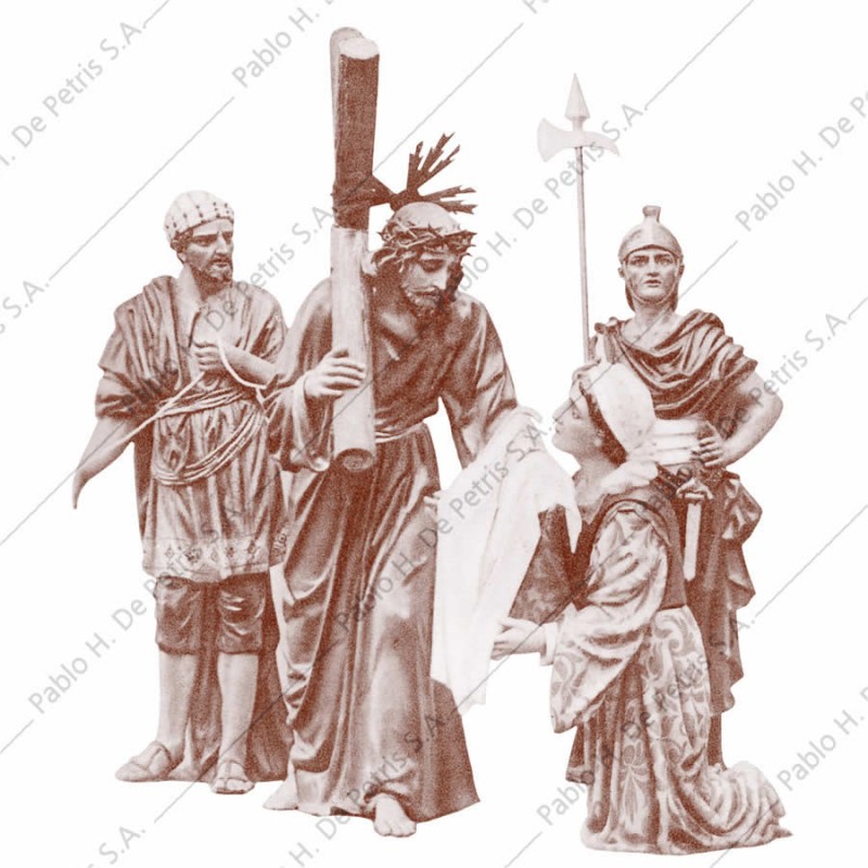 A347 Jesús encuentra a Verónica - Imagen Española A347 Jesús encuentra a Verónica - Imagen Española