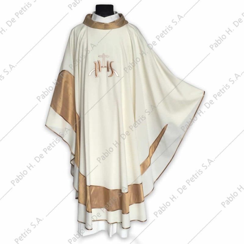K 65-12740 - Blanco - Casulla italiana K 65-12740 - Blanco - Casulla italiana