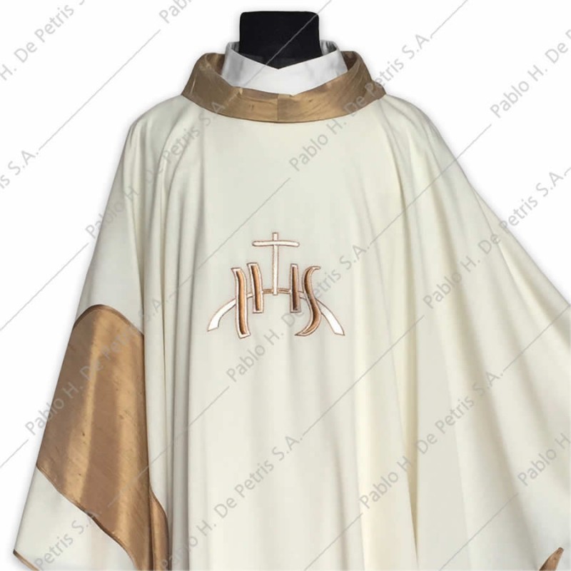 K 65-12740 - Blanco - Casulla italiana K 65-12740 - Blanco - Casulla italiana