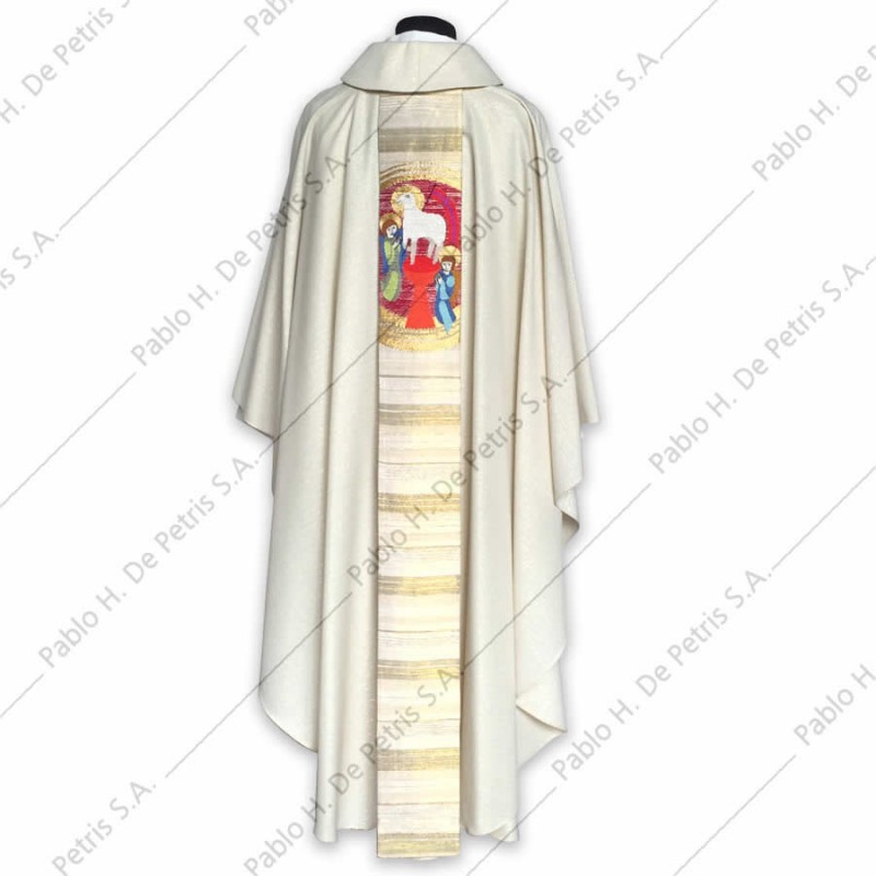 S 2786 - Blanco - Casulla Slabbinck - Bélgica S 2786 - Blanco - Casulla Slabbinck - Bélgica