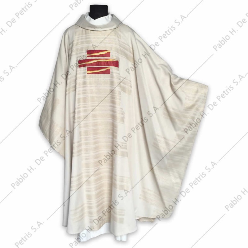 S 3571 - Blanco - Casulla Slabbinck - Bélgica S 3571 - Blanco - Casulla Slabbinck - Bélgica