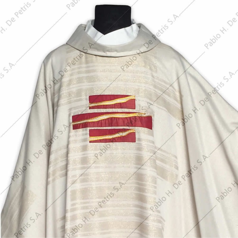 S 3571 - Blanco - Casulla Slabbinck - Bélgica S 3571 - Blanco - Casulla Slabbinck - Bélgica