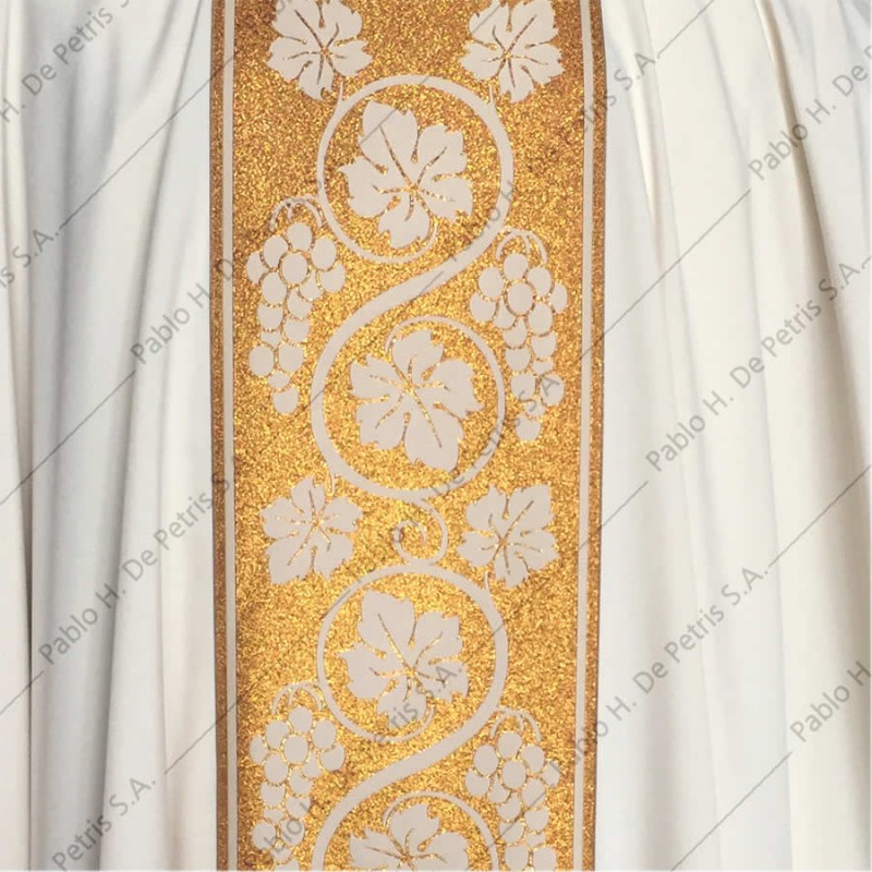 S 3673 - Blanco - Casulla Slabbinck - Bélgica S 3673 - Blanco - Casulla Slabbinck - Bélgica