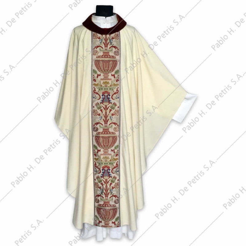 S 2749 - Blanco - Casulla Slabbinck - Bélgica S 2749 - Blanco - Casulla Slabbinck - Bélgica