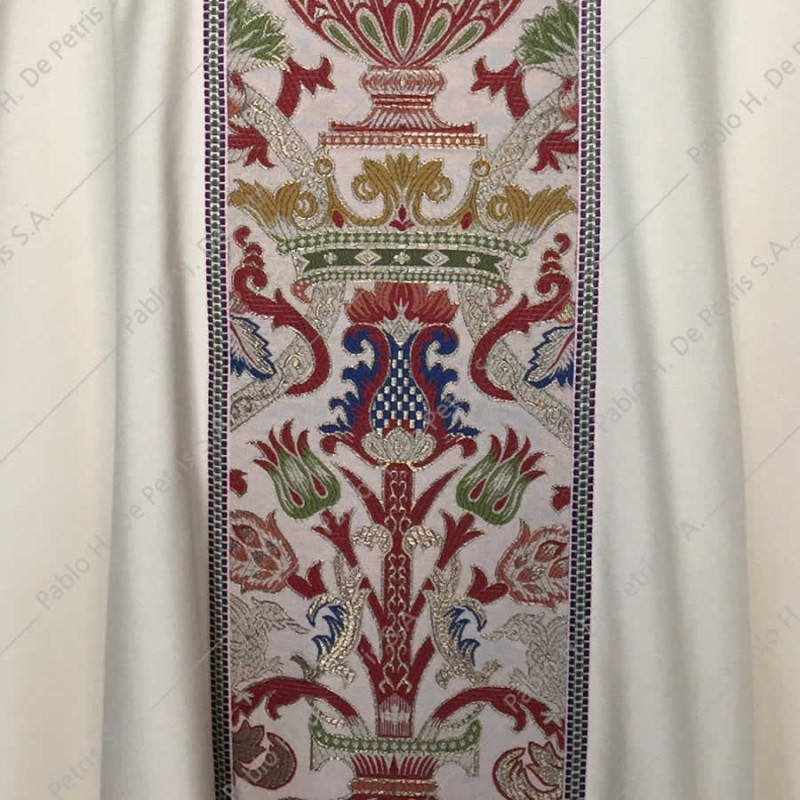 S 2749 - Blanco - Casulla Slabbinck - Bélgica S 2749 - Blanco - Casulla Slabbinck - Bélgica