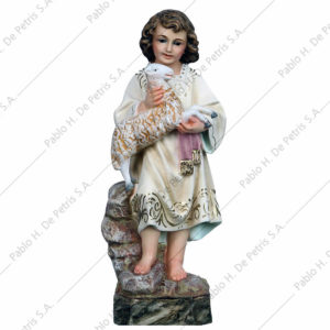 R450 Niño Jesús con cordero - Imagen Española