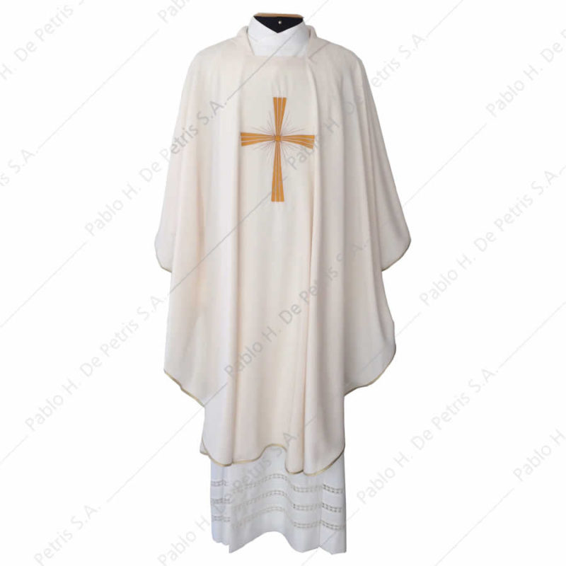 K65-CRO001-blanco casulla italiana