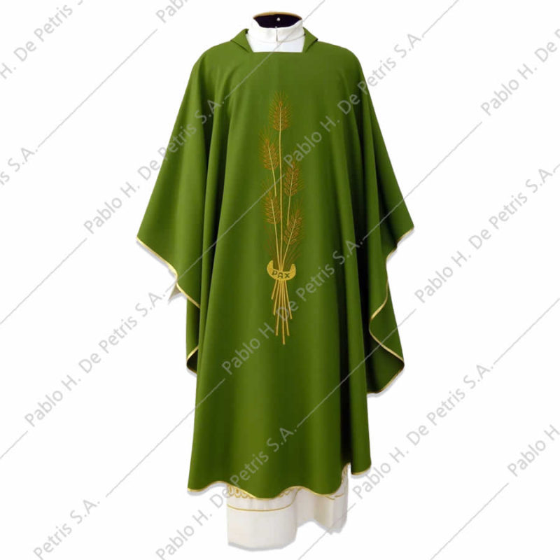 K65-408-V K 65-408 - verde - Casulla italiana